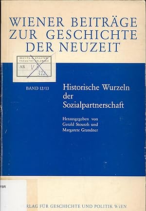 Seller image for Historische Wurzeln der Sozialpartnerschaft for sale by avelibro OHG