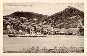 Ansichtskarte / Postkarte Wien 19, Kahlenberg und Leopoldsberg, Dampfer