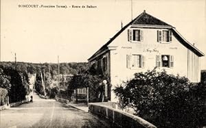 Ansichtskarte / Postkarte Boncourt Kanton Jura, Route de Belfort