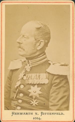 Bild des Verkufers fr CdV Generalfeldmarschall Eberhard Herwarth von Bittenfeld, Portrait zum Verkauf von akpool GmbH