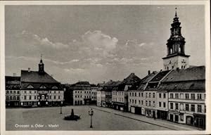 Ansichtskarte / Postkarte Krosno Crossen Oder Ostbrandenburg, Markt