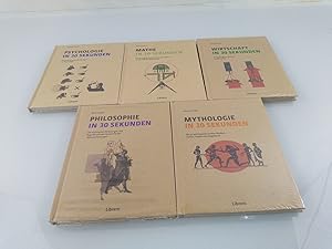 Konvolut 5 Bücher: Psychologie in 30 Sekunden; Mathe in 30 Sekunden; Wirtschaft in 30 Sekunden; P...