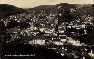 Ansichtskarte / Postkarte Baden Kanton Aargau Schweiz, Generalansicht