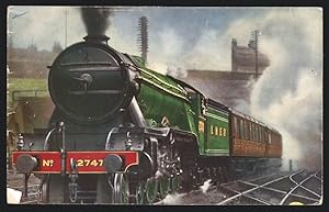 Postcard LNER, A3 Class Pacific, 2747 Coronach