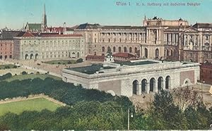 Wien I. K. k. Hofburg mit äußerem Burgtor.