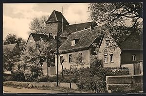 Ansichtskarte Ahlsdorf /Kr. Eisleben, Ziegelrode, Ortspartie