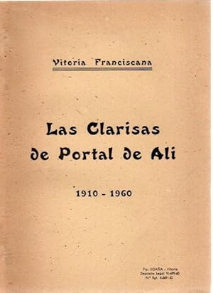Imagen del vendedor de Las Clarisas de Portal de Ali 1910-1960 . a la venta por Librera Astarloa