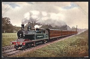 Künstler-Postcard englische Eisenbahn der Gesellschaft Great Central, Chesham Train near Northwood