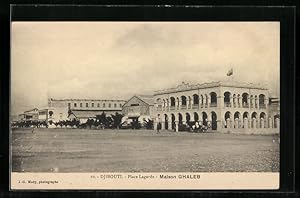 Ansichtskarte Djibouti, Maison Ghaleb, Place Lagarde