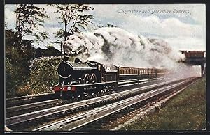 Postcard Lancashire and Yorkshire Express, Englische Eisenbahn