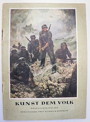 Bild des Verkufers fr Kunst dem Volke. Sonderheft "Grosse deutsche Kunstaustellung" Mnchen 1942. Wehrmachtsausgabe. zum Verkauf von Antiquariat Zeitenstrom