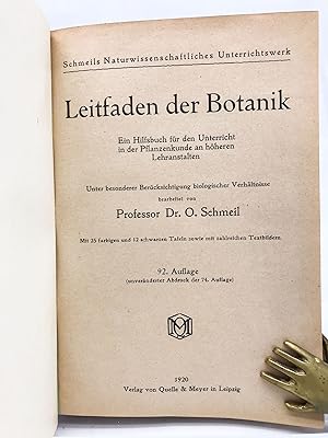 Leitfaden der Botanik. Ein Hilfsbuch für den Unterricht in der Pflanzenkunde an höheren Lehransta...