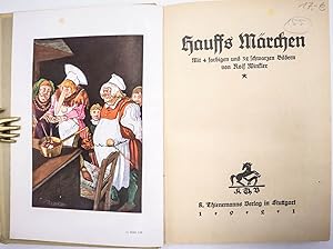 Image du vendeur pour Hauffs Mrchen. Mit 4 farbigen und 32 schwarzen Bildern von Rolf Winkler mis en vente par Antiquariat Zeitenstrom