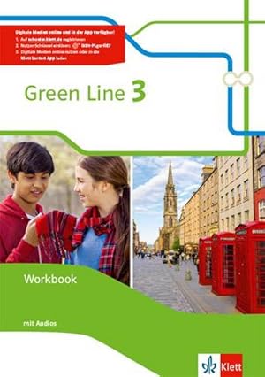 Bild des Verkufers fr Green Line 3: Workbook mit Audios Klasse 7 (Green Line. Bundesausgabe ab 2014) zum Verkauf von Rheinberg-Buch Andreas Meier eK