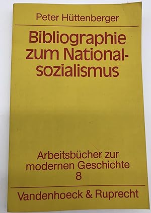 Seller image for Bibliographie zum Nationalsozialismus for sale by Antiquariat Zeitenstrom
