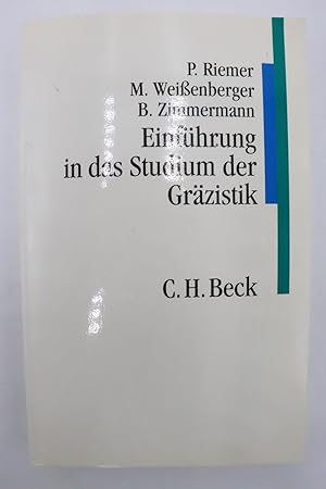 Seller image for Einfhrung in das Studium der Grzistik. for sale by Antiquariat Zeitenstrom