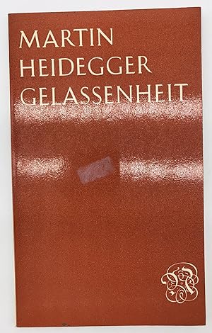 Image du vendeur pour Gelassenheit Martin Heidegger mis en vente par Antiquariat Zeitenstrom