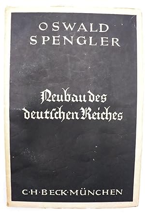 Imagen del vendedor de Neubau des Deutschen Reiches a la venta por Antiquariat Zeitenstrom