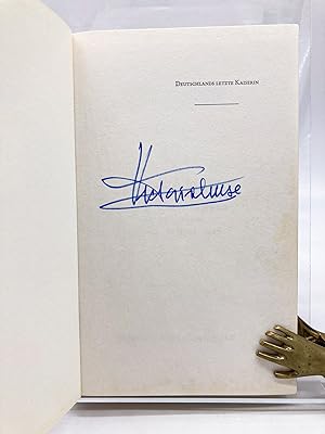 Bild des Verkufers fr Deutschlands letzte Kaiserin [signiert!] zum Verkauf von Antiquariat Zeitenstrom