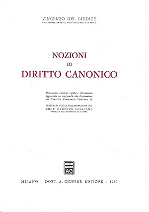 Nozioni di Diritto Canonico