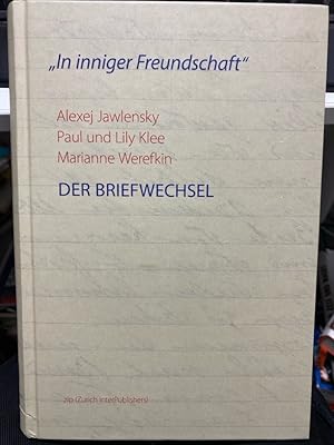 Bild des Verkufers fr In inniger Freundschaft" : Alexej Jawlensky, Paul und Lily Klee, Marianne Werefkin ; der Briefwechsel. hrsg. vom Zentrum Paul Klee, Bern und von Stefan Frey. Bearb. von Katja Frster unter Mitw. von Stefan Frey / Klee-Studien ; Bd. 4 --- Paul Klees Knstlerfreundschaften machten ihn erst zu dem berragenden Maler, als den wir ihn heute kennen. Neben Franz Marc oder Wassily Kandinsky pflegte Klee eine besondere Freundschaft zum rrussischen Knstler Alexej von Jawlensky (1864 1941). Mit keinem anderen Knstler hat Klee so viele Bilder getauscht wie mit ihm. Daneben nahmen sie in ihrem Briefwechsel Anteil am Schicksal des anderen. zum Verkauf von bookmarathon