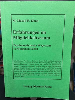 Bild des Verkufers fr Erfahrungen im Mglichkeitsraum : psychoanalytische Wege zum verborgenen Selbst. zum Verkauf von bookmarathon