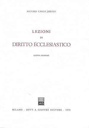 Lezioni di Diritto Ecclesiastico