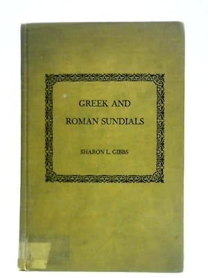 Bild des Verkufers fr Greek and Roman Sundials zum Verkauf von World of Rare Books