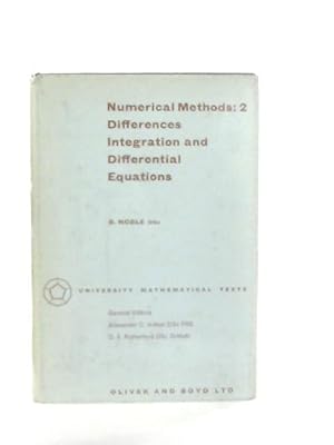 Bild des Verkufers fr Numerical Methods II: Differences, Integration and Differential Equations zum Verkauf von World of Rare Books