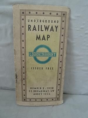 Underground Railway Map Number 2 1938