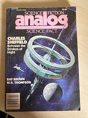 Bild des Verkufers fr Analog Science Fiction and Fact, March1985 (Volume CV, No. 1) zum Verkauf von Bcherbazaar
