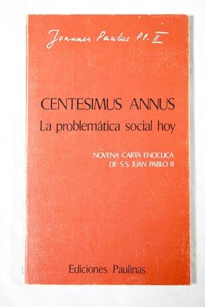 Seller image for Centesimus annus for sale by Alcan Libros