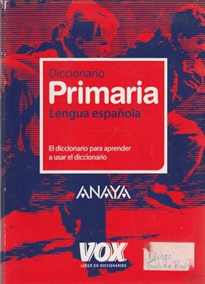 Seller image for DICCIONARIO PRIMARIA LENGUA ESPAOLA for sale by Librera Vobiscum