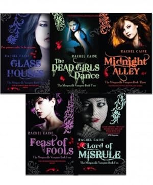 Seller image for Morganville Vampires, Series 1 By Rachel Caine 5 Books Collection Set (Glass Houses, The Dead Girls' Dance, Midnight Alley, Feast of Fools, Lord of Misrule) for sale by WeBuyBooks