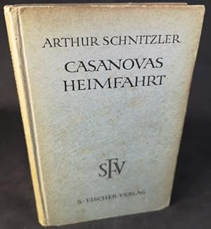 Bild des Verkufers fr Casanovas Heimfahrt., Novelle. - Erstausgabe zum Verkauf von ANTIQUARIAT Franke BRUDDENBOOKS