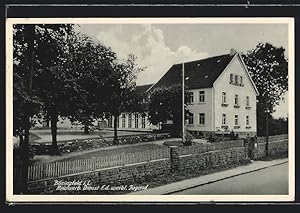Ansichtskarte Bösingfeld i. L., Reichsarbeitsdienst für die weibl. Jugend, Gebäude mit Anlagen