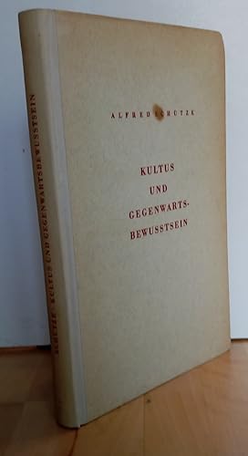 Seller image for Kultus und Gegenwartsbewusstsein. for sale by Antiquariat frANTHROPOSOPHIE Ruth Jger