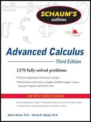 Seller image for Schaum's Outline of Advanced Calculus, Third Edition for sale by WeBuyBooks