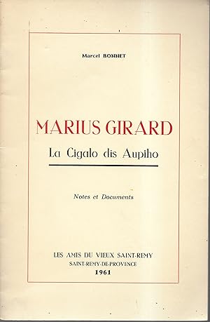 Marius Girard La Cigalo dis Aupiho