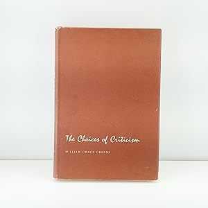 Seller image for The Choices of Criticism for sale by Cat On The Shelf