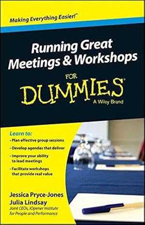 Bild des Verkufers fr Running Great Meetings and Workshops For Dummies zum Verkauf von WeBuyBooks