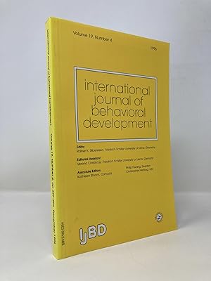 Imagen del vendedor de International Journal of Behavioral Development a la venta por Southampton Books