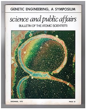 Bulletin of the Atomic Scientists Science and Public Affairs. December, 1972. Medicine in China; ...