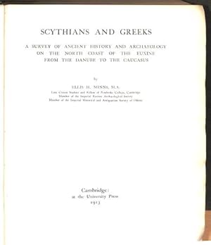 Image du vendeur pour Scythians and Greeks: A Survey of Ancient History and Archaeology on the North Coast of the Euxine From the Danube to the Caucasus mis en vente par WeBuyBooks