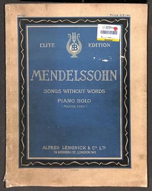 Imagen del vendedor de Mendelssohn Songs Without Words Piano Solo (Martin Frey) Elite edition No. 226 a la venta por WeBuyBooks