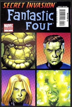 Bild des Verkufers fr Secret Invasion: Fantastic Four #1 (2008) Mike Mckone Variant ~FN+ zum Verkauf von WeBuyBooks