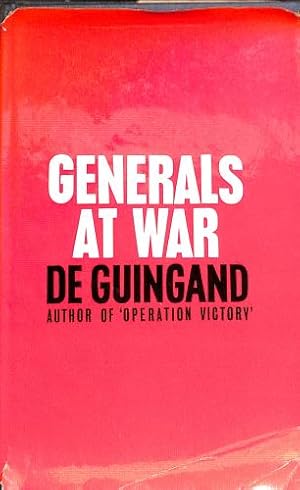 Bild des Verkufers fr Generals At War zum Verkauf von WeBuyBooks 2