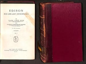 Seller image for Edison: His Life and Inventions (In Two Volumes) for sale by WeBuyBooks