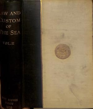 Bild des Verkufers fr Documents Relating To Law And Custom Of The Sea Vol. II. A.D. 1649-1767 zum Verkauf von WeBuyBooks