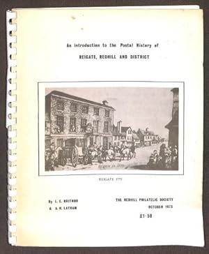 Imagen del vendedor de An Introduction to the Postal History of Reigate, Redhill and District a la venta por WeBuyBooks